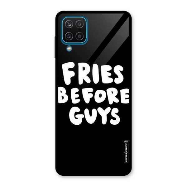 Fries Always Glass Back Case for Galaxy A12