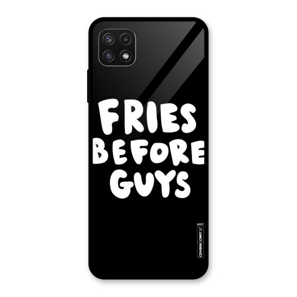 Fries Always Glass Back Case for Galaxy A22 5G