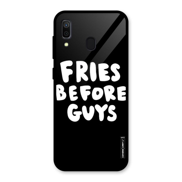 Fries Always Glass Back Case for Galaxy A30