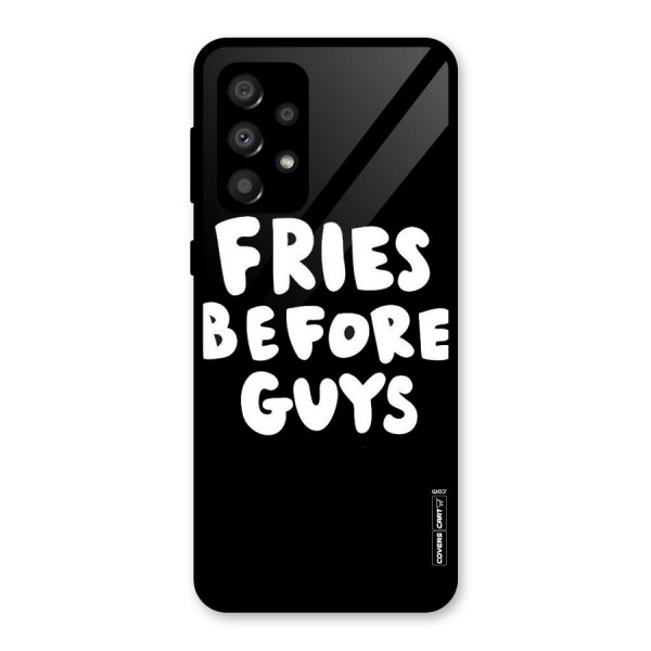 Fries Always Glass Back Case for Galaxy A32