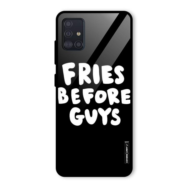 Fries Always Glass Back Case for Galaxy A51