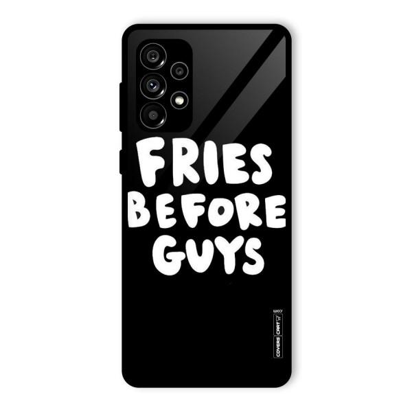 Fries Always Glass Back Case for Galaxy A73 5G