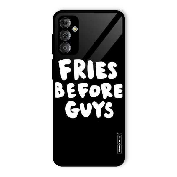 Fries Always Glass Back Case for Galaxy F23