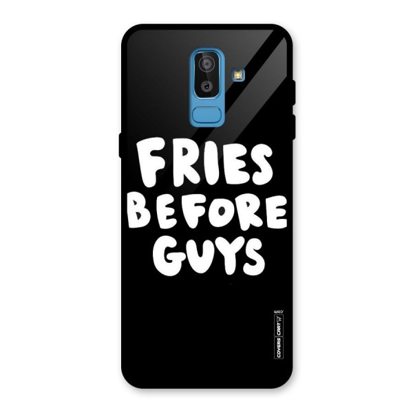 Fries Always Glass Back Case for Galaxy J8