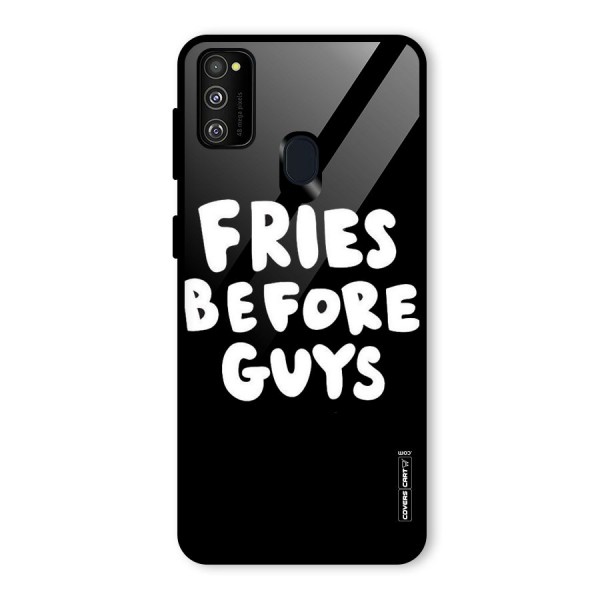 Fries Always Glass Back Case for Galaxy M21