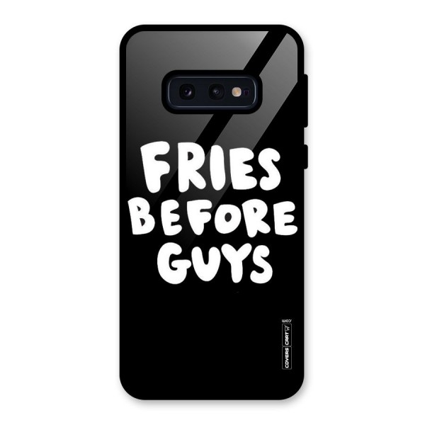 Fries Always Glass Back Case for Galaxy S10e