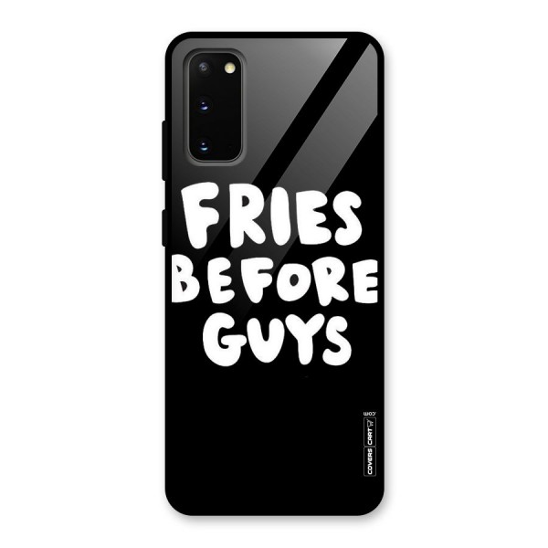 Fries Always Glass Back Case for Galaxy S20