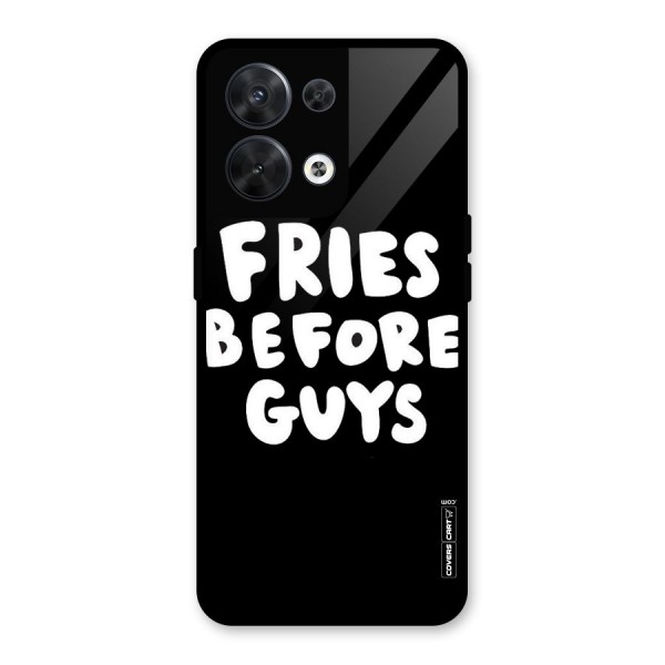 Fries Always Glass Back Case for Oppo Reno8 5G