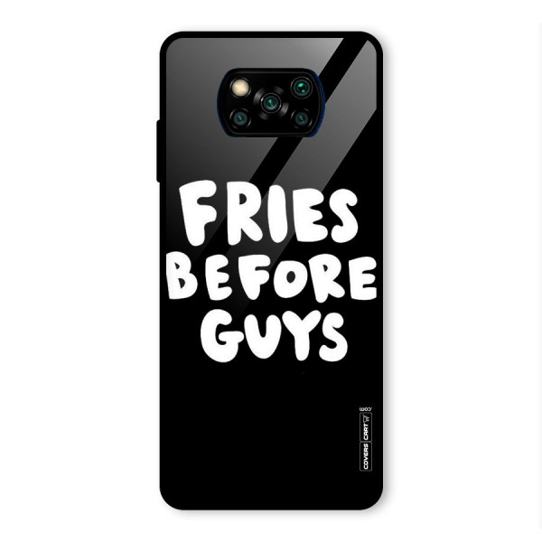 Fries Always Glass Back Case for Poco X3 Pro