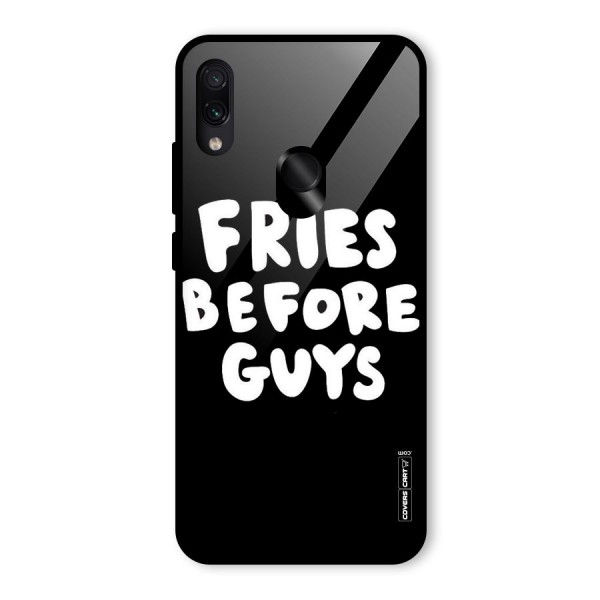 Fries Always Glass Back Case for Redmi Note 7