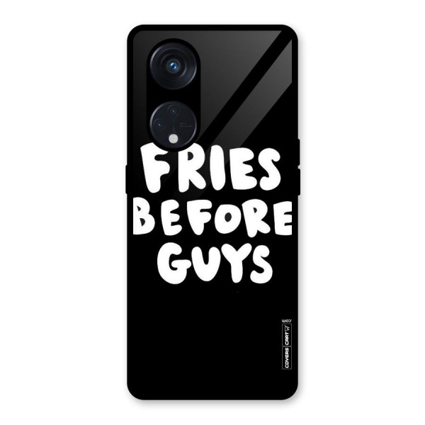 Fries Always Glass Back Case for Reno8 T 5G