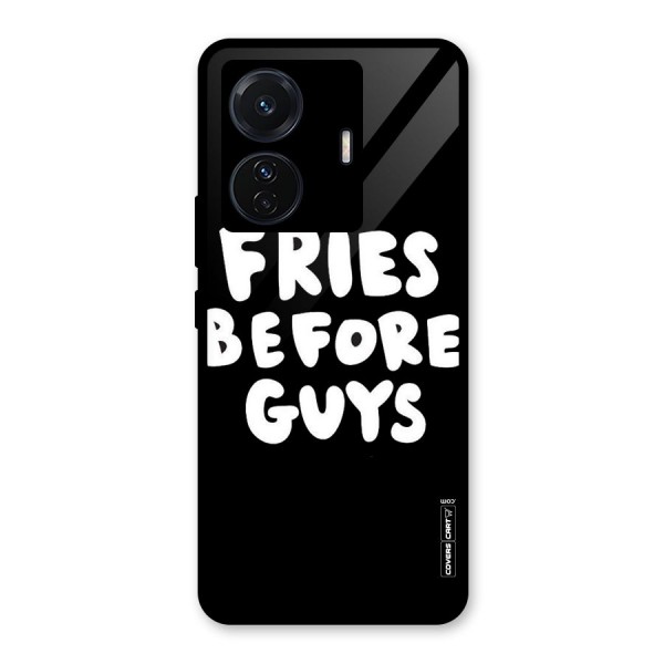 Fries Always Glass Back Case for Vivo T1 Pro