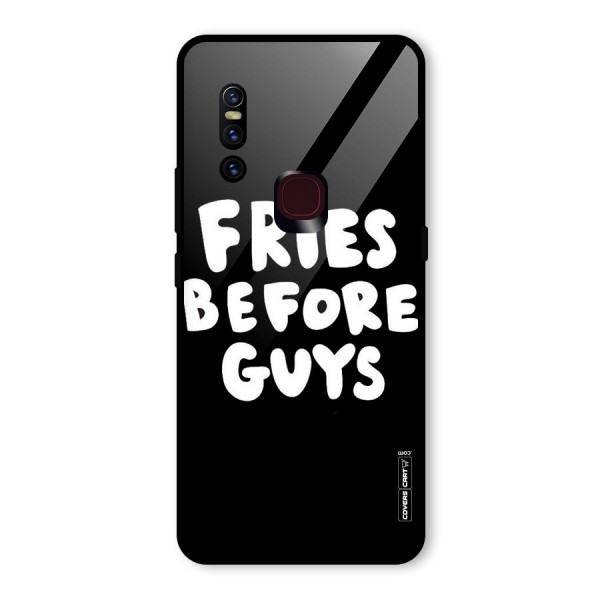 Fries Always Glass Back Case for Vivo V15