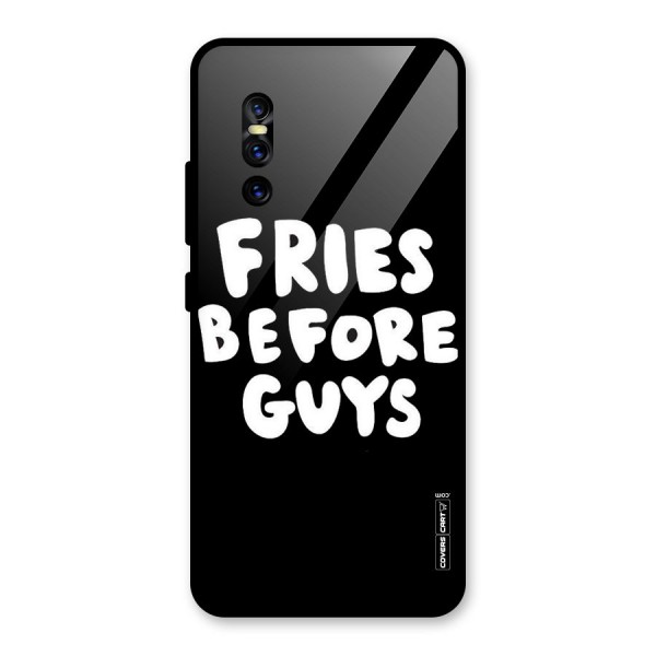 Fries Always Glass Back Case for Vivo V15 Pro