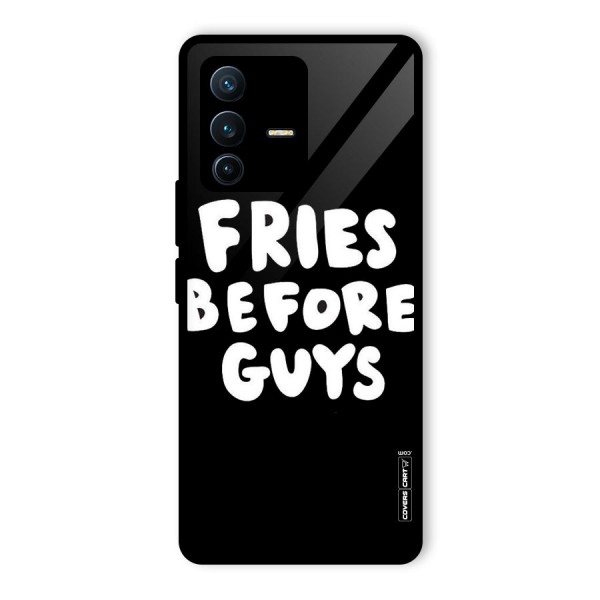 Fries Always Glass Back Case for Vivo V23 Pro