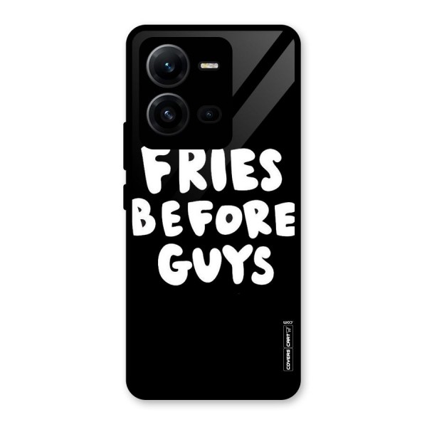 Fries Always Glass Back Case for Vivo V25