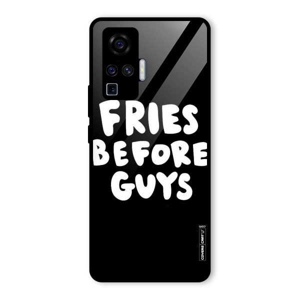 Fries Always Glass Back Case for Vivo X50 Pro