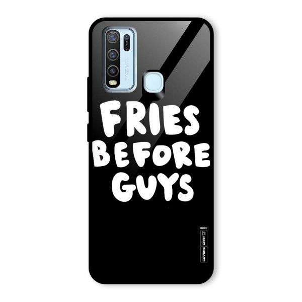 Fries Always Glass Back Case for Vivo Y30