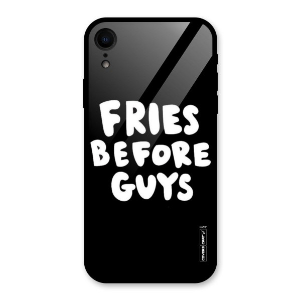 Fries Always Glass Back Case for XR