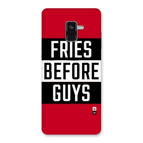 Fries Love Stripes Back Case for Galaxy A8 Plus