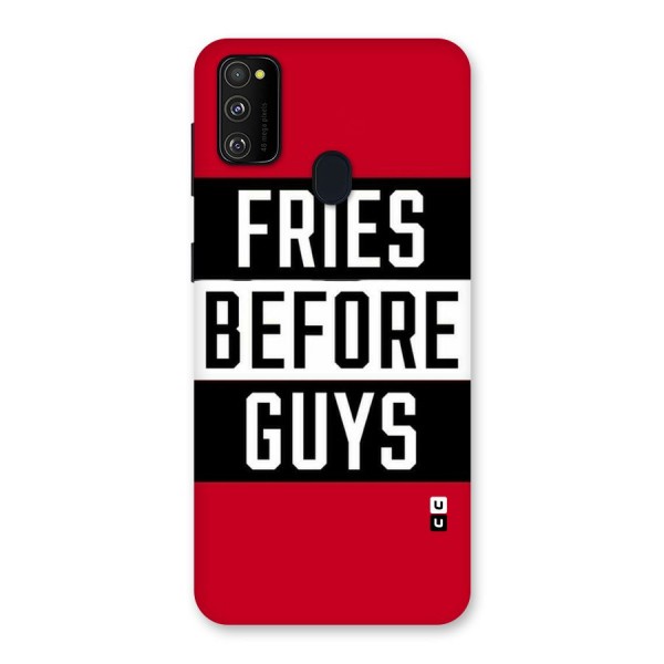 Fries Love Stripes Back Case for Galaxy M21