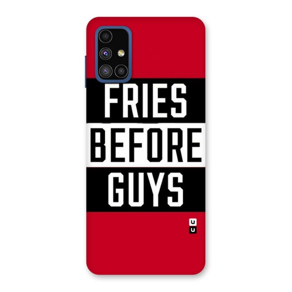 Fries Love Stripes Back Case for Galaxy M51