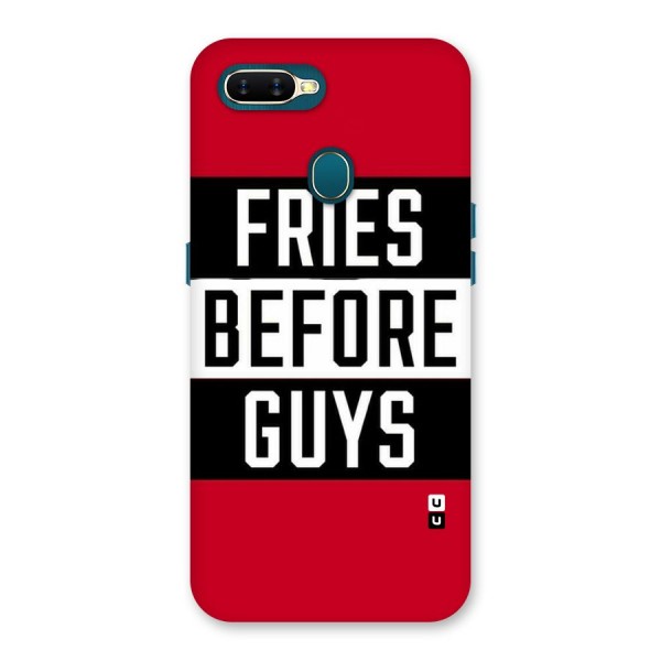 Fries Love Stripes Back Case for Oppo A7