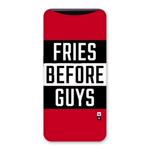 Fries Love Stripes Back Case for Oppo Find X