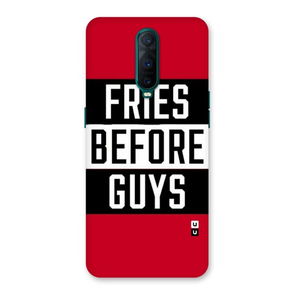 Fries Love Stripes Back Case for Oppo R17 Pro