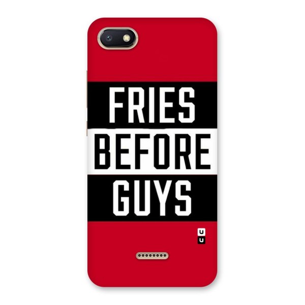 Fries Love Stripes Back Case for Redmi 6A