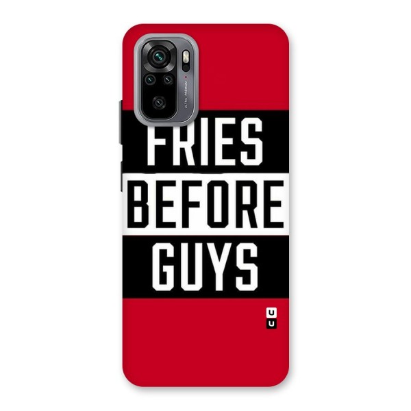 Fries Love Stripes Back Case for Redmi Note 10