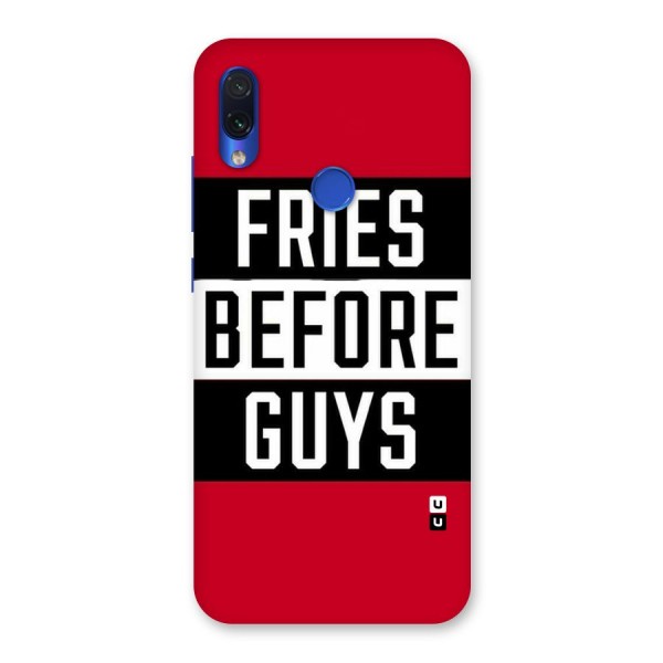 Fries Love Stripes Back Case for Redmi Note 7