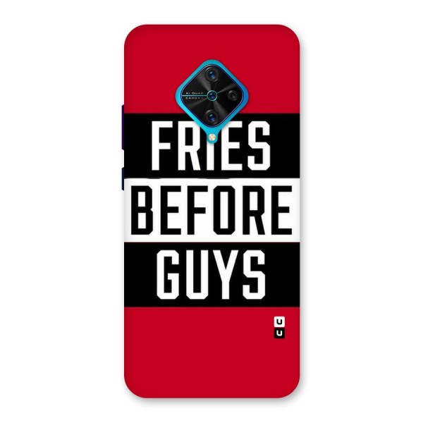 Fries Love Stripes Back Case for Vivo S1 Pro