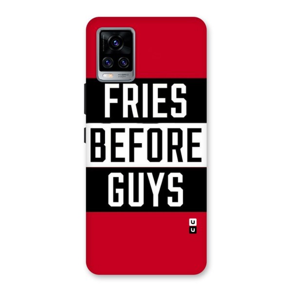 Fries Love Stripes Back Case for Vivo V20 Pro