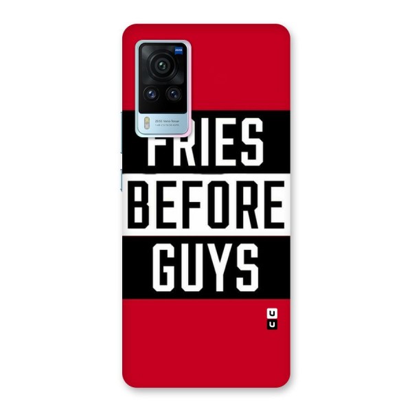 Fries Love Stripes Back Case for Vivo X60 Pro