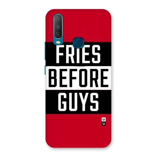 Fries Love Stripes Back Case for Vivo Y12