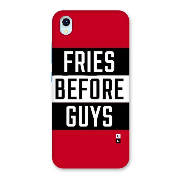 Fries Love Stripes Back Case for Vivo Y1s