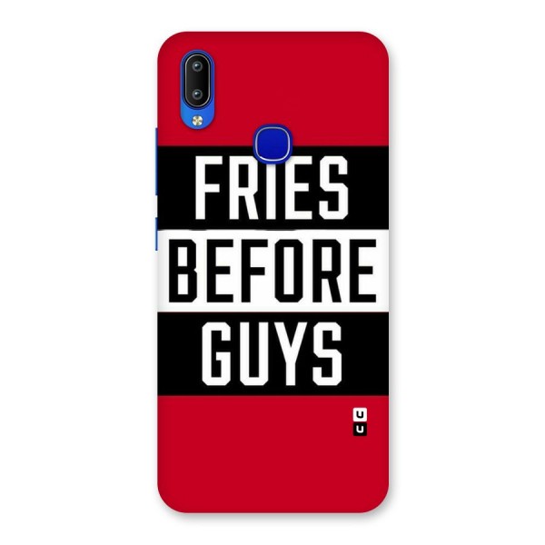 Fries Love Stripes Back Case for Vivo Y91