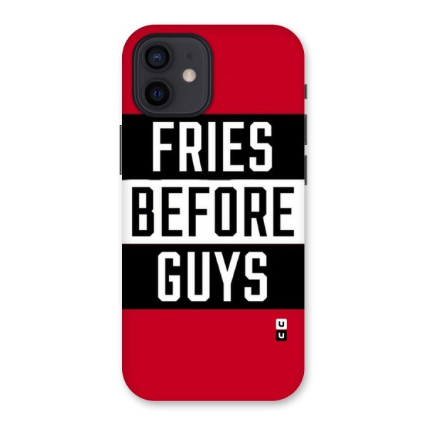 Fries Love Stripes Back Case for iPhone 12