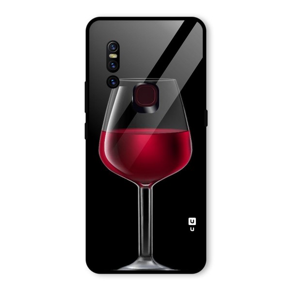 Fruit Printed Design Glass Back Case for Vivo V15