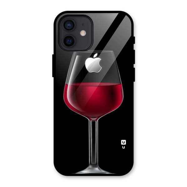 Fruit Printed Design Glass Back Case for iPhone 12