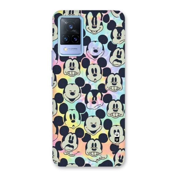 Fun Rainbow Faces Back Case for Vivo V21 5G