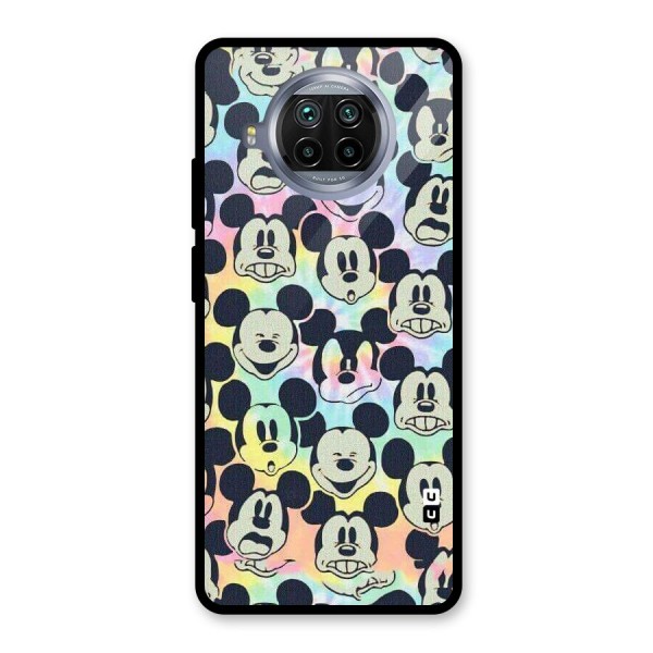 Fun Rainbow Faces Glass Back Case for Mi 10i