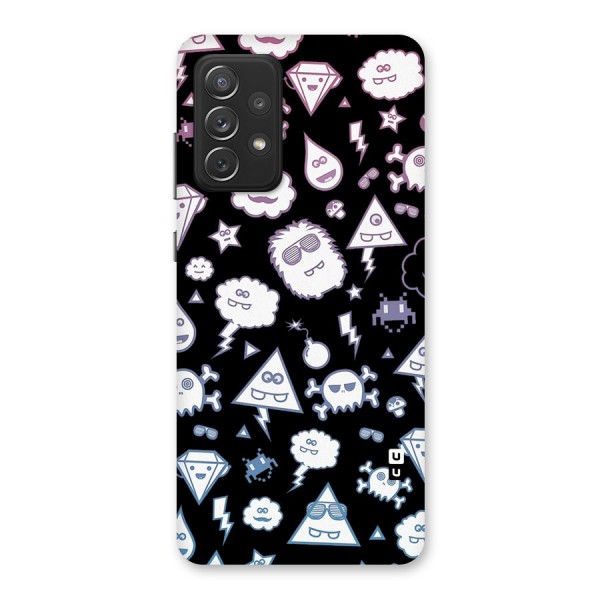 Funny Faces Back Case for Galaxy A72