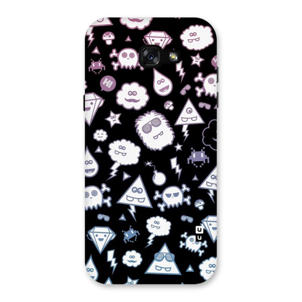 Funny Faces Back Case for Galaxy A7 (2017)