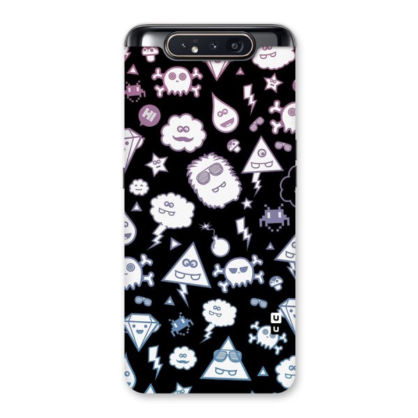 Funny Faces Back Case for Galaxy A80