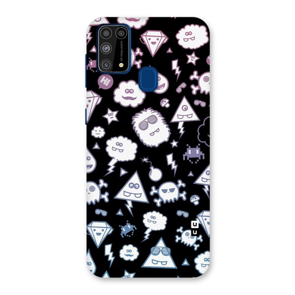 Funny Faces Back Case for Galaxy F41