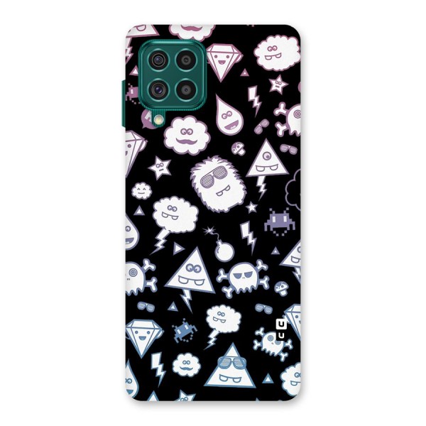 Funny Faces Back Case for Galaxy F62