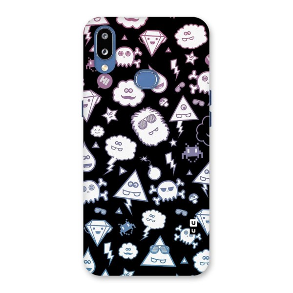 Funny Faces Back Case for Galaxy M01s