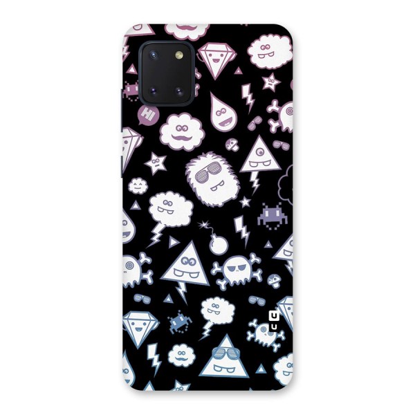 Funny Faces Back Case for Galaxy Note 10 Lite